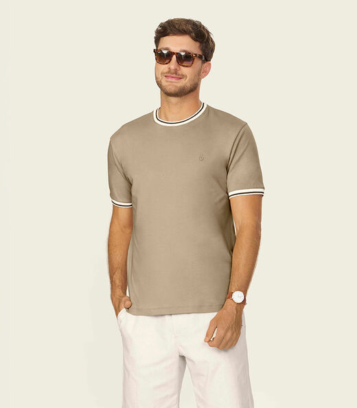 Image_Camiseta Masculina Cotton Leve UV Diametro Marrom