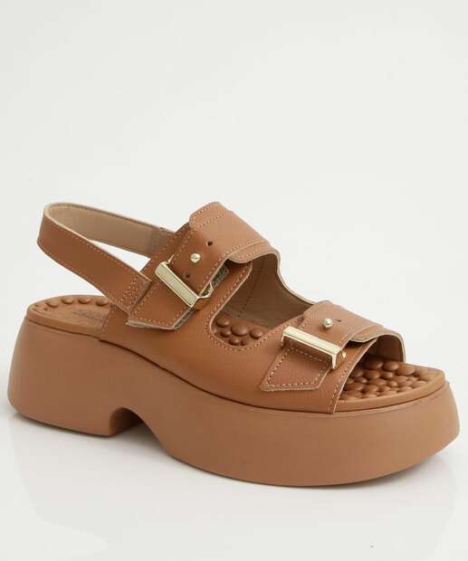 Image_Sandália Flatform Feminina Fivela Modare