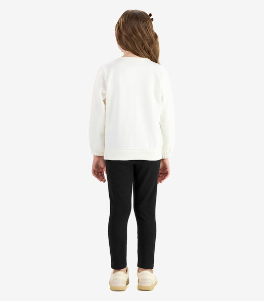 Conjunto Blusão com Legging Molecotton Rovi Kids Bege