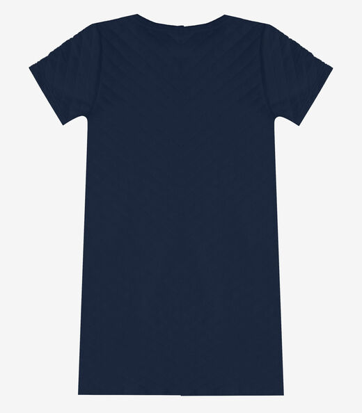 Vestido Infantil Feminino Malha Matelasse Select Azul