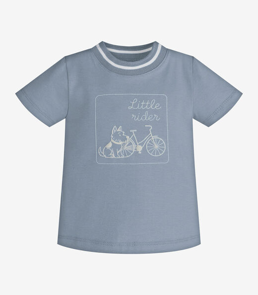 Conjunto Infantil Camiseta Com Bermuda Trick Nick Azul