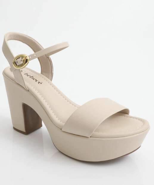 Image_Sandália Feminina Meia Pata Bebecê Bege