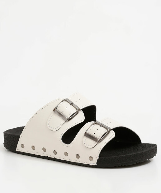 Rasteirinha Feminina Birken Fivelas Marisa