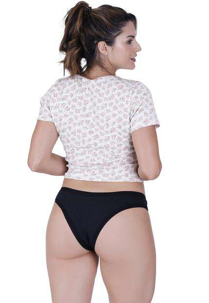 Calcinha Conforto Algodão Concept Lingerie Preto