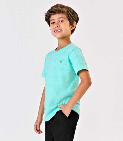Camiseta Infantil Masculina Trick Nick Azul