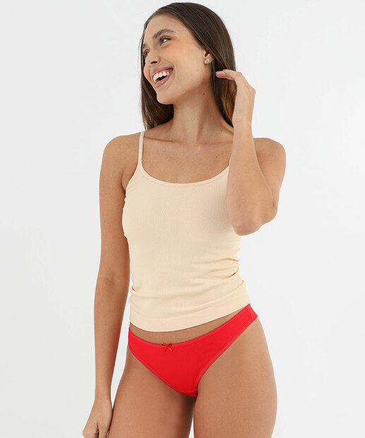 Kit 2 Calcinhas Fio Dental Marisa Vermelho