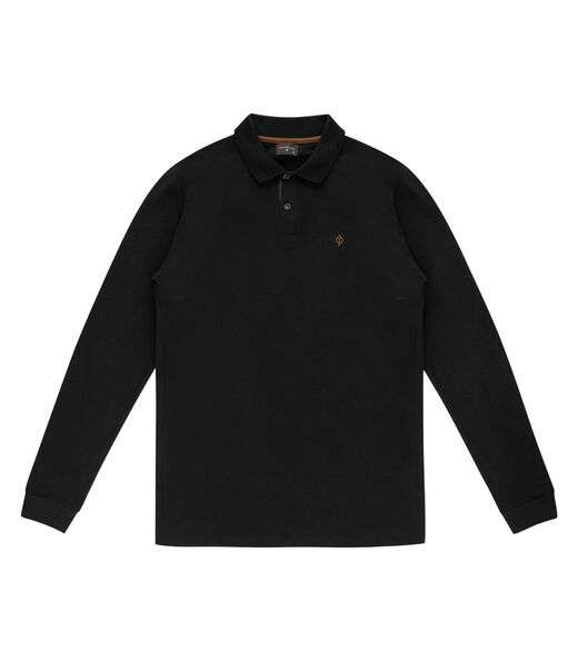 Polo Masculina Manga Longa Diametro Preto