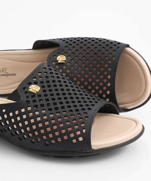 Tamanco Feminino Salto Grosso Modare Preto