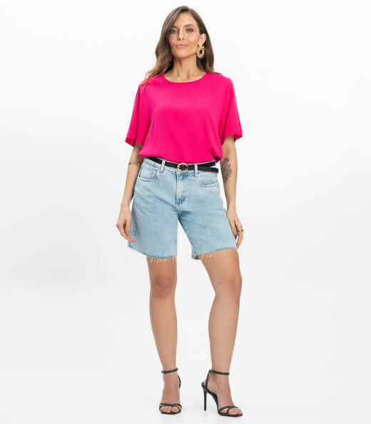 Blusa Viscose Double Feminina Endless Rosa
