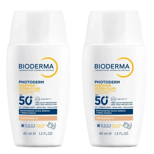 Image_Kit com 2 Unidades de Protetor Solar Photoderm Xdefense Ultra Fluid Fps60 Cor02