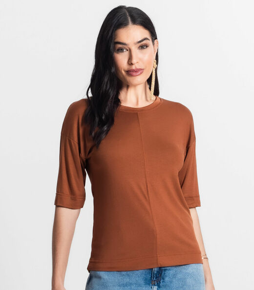 Blusa Feminina Lisa Select Marrom
