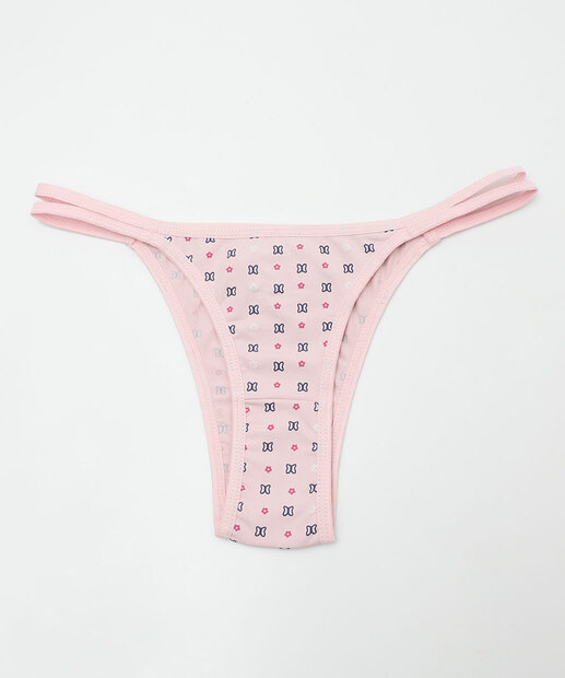 Kit 2 Calcinhas String Microfibra Marisa Azul