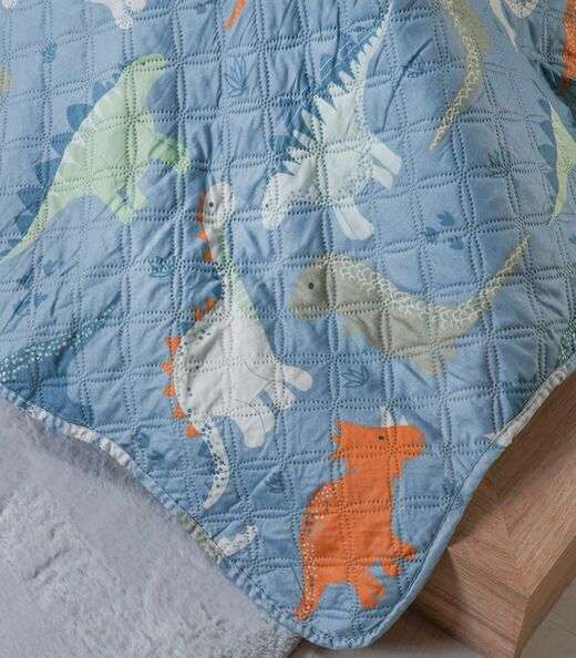 Jogo Cobre Leito Dupla Face Casal Bene Casa Azul