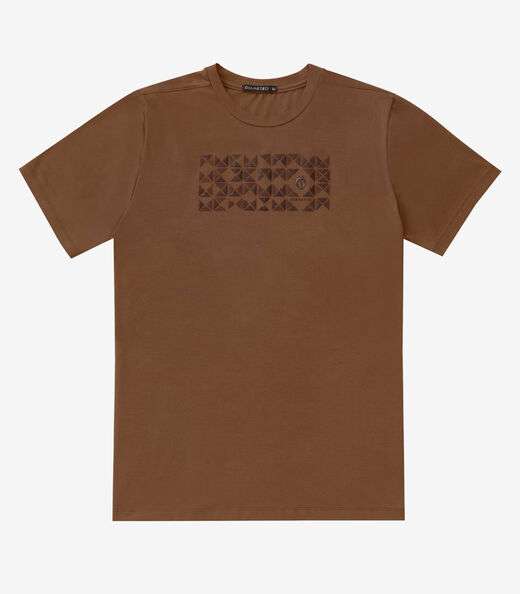Camiseta Masculina Diametro Marrom