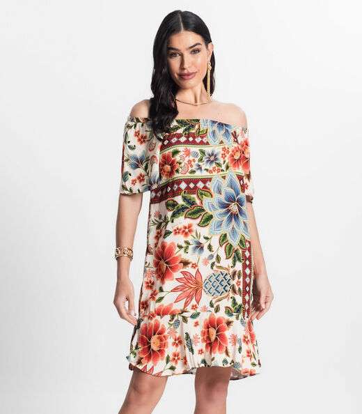 Vestido Ciganinha Infinita Cor Laranja