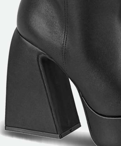 Bota Feminina Salto Grosso Meia Pata Vizzano