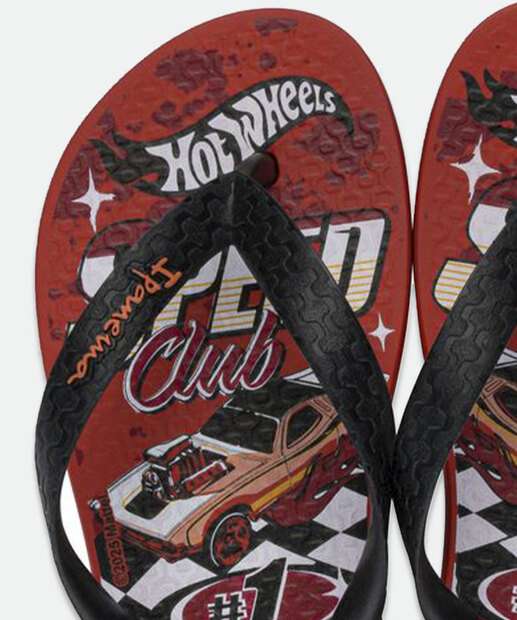Chinelo Ipanema Infantil Hot Wheels