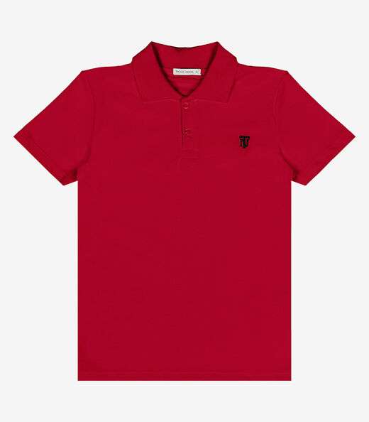 Camisa Polo Infantil Trick Nick Vermelho