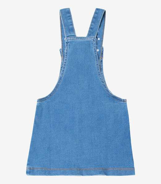 Salopete Infantil Jeans Trick Nick Azul
