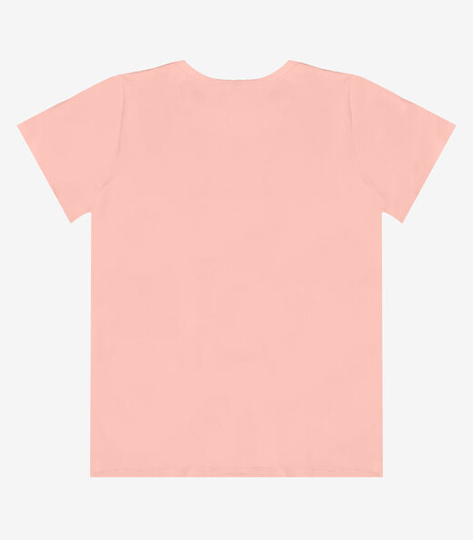 Blusa Feminina com Estampa Infinita Cor Rosa