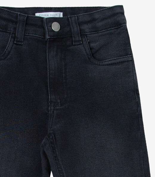 Calça Jeans Infantil Masculina Trick Nick Preto