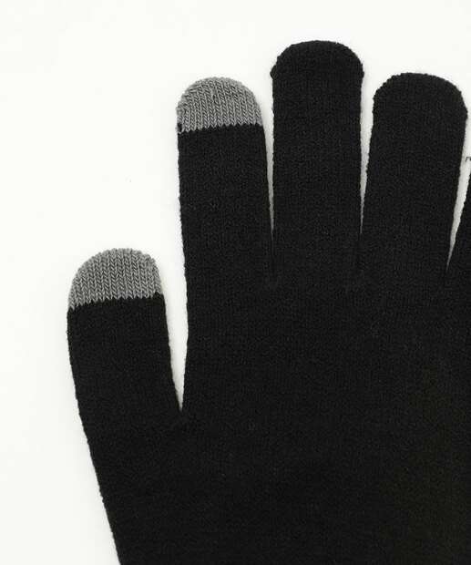 Luvas Masculina Tricô Marisa Preto