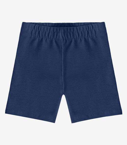 Bermuda Ciclista Infantil Básica Soletex Azul