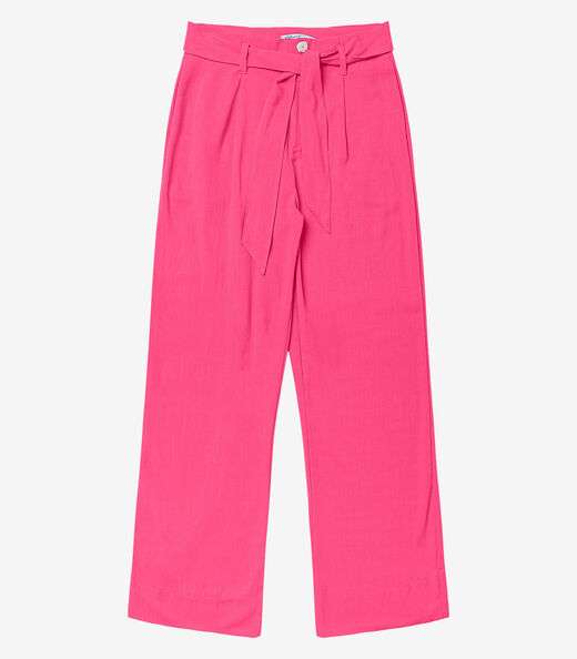 Calça Feminina Em Linho Endless Rosa