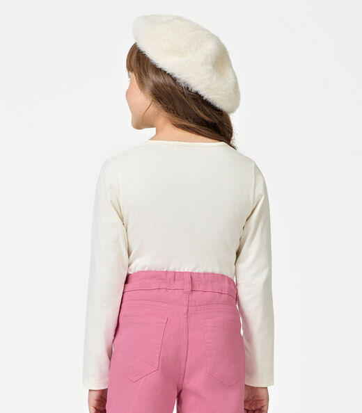Blusa Feminina Cotton Trick Nick Bege