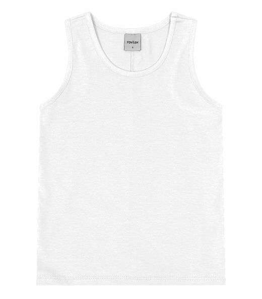 Regata Básica Infantil Feminina Rovitex Kids Branco