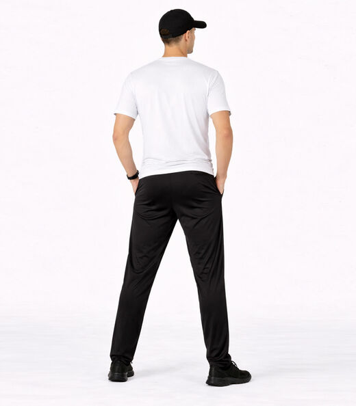 Calça Masculina Helanca Com Bolsos Rota Da Onda Preto