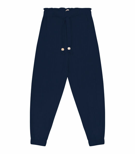 Calça Jogger De Linho Strong Feminina Endless Azul