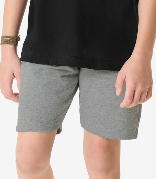 Conjunto Camiseta Com Bermuda Infantil Rovi Kids Preto