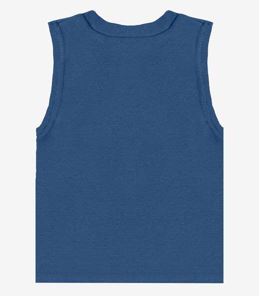 Regata Básica Infantil Lisa Soletex Azul