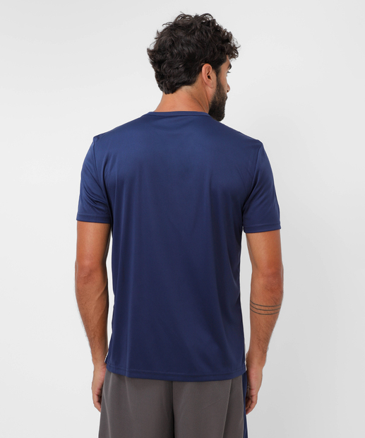 Camiseta Masculina Fitness Dry Fit MR Azul
