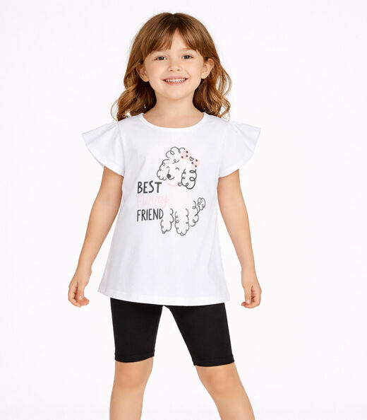 Image_Conjunto Infantil Blusa Com Short Ciclista Select Preto