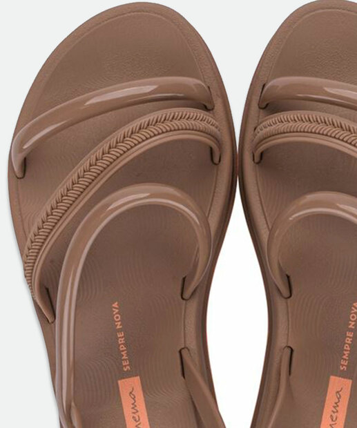 Sandália Feminina Plataforma Ipanema Marrom 