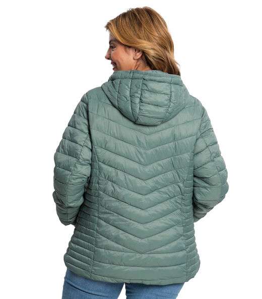 Jaqueta Feminina Plus Size Matelassê Secret Glam Verde
