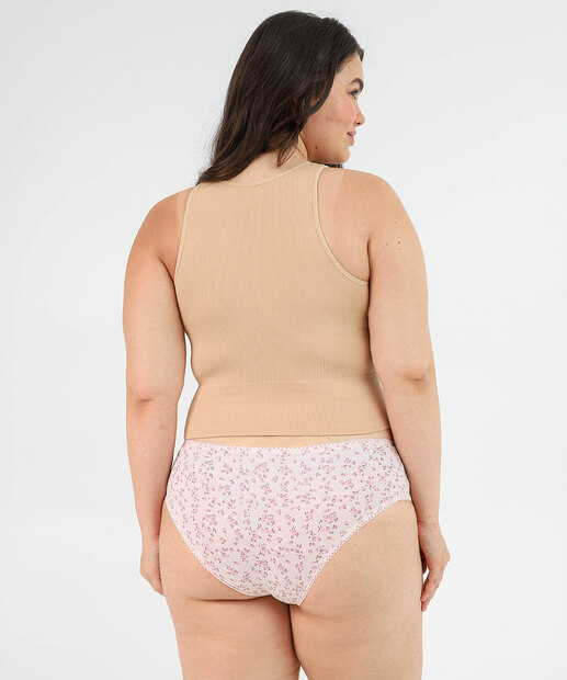 Calcinha Sortida Plus Size Biquíni Estampada Marisa