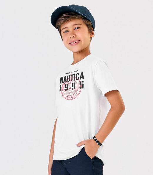 Conjunto Menino Camiseta Com Bermuda Trick Nick Branco