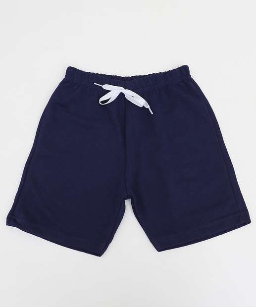 Conjunto Infantil Estampa Tubarão Tam 1 a 3 Azul