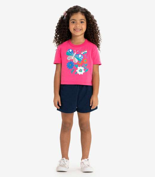 Blusa Infantil Feminina Rovi Kids Rosa