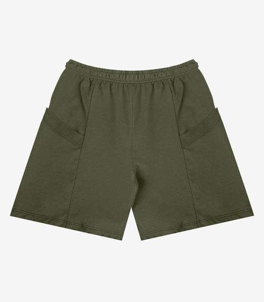 Shorts Feminino Moletinho Infinita Cor Verde