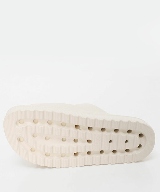 Tamanco Flatform Birken Feminina Fivela Moleca Off White