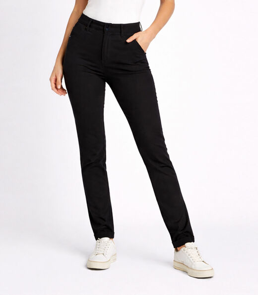 Calça Social Feminina Em Bengaline Sea Surf Preto