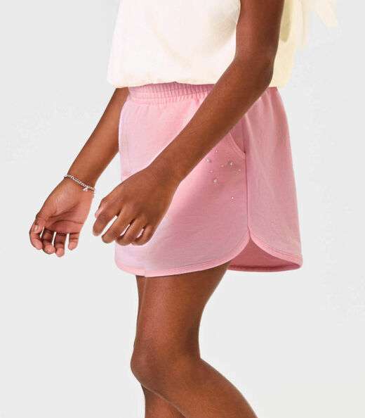 Conjunto Blusa Com Shorts Infantil Trick Nick Bege