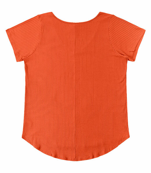 Blusa Feminina Plus Size da Infinita Cor Laranja