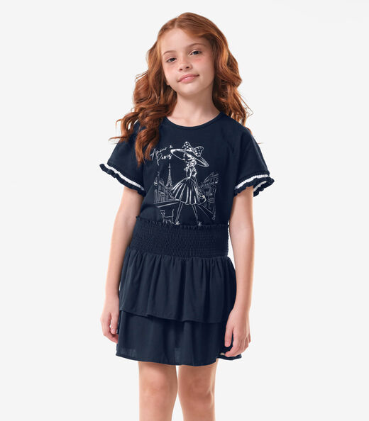 Image_Saia Infantil Viscose Slub Babados Trick Nick Azul