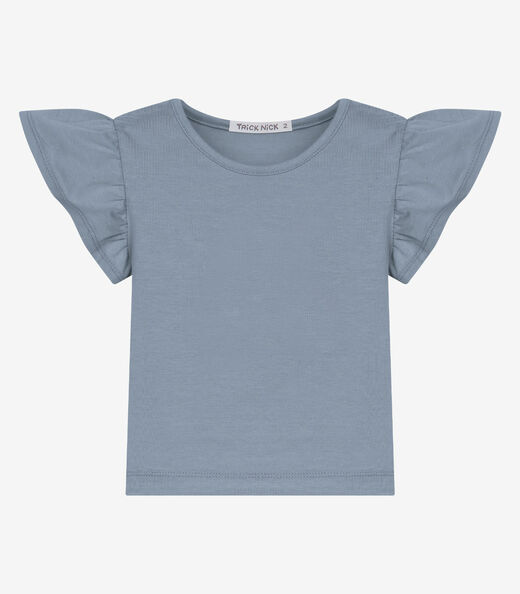 Conjunto Infantil Blusa Com Salopete Trick Nick Bege