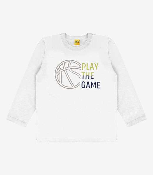 Image_Camiseta Infantil Manga Longa Rovi Kids Branco